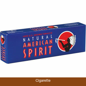 American Spirit Cigarettes US Grown Full Bodied Dark Blue Box