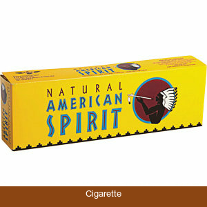 American Spirit Cigarettes Mellow Taste Yellow Box
