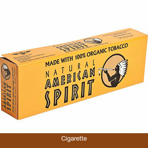 American Spirit Cigarettes Organic Mellow Taste Gold Box
