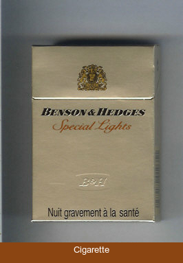 Benson Hedges Special Lights cigarette France