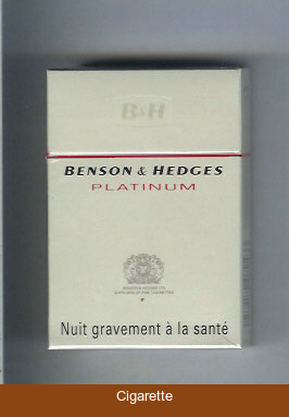 Benson Hedges Platinum cigarette France