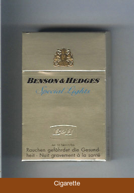 Benson Hedges Special Lights cigarette Switzerland