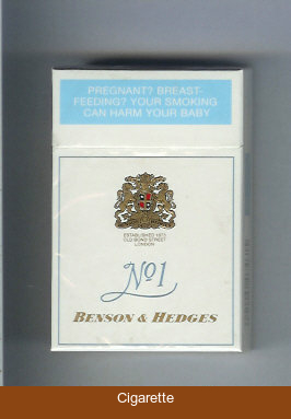 Benson Hedges No.1 cigarette South Africa