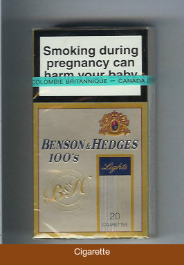 Benson & Hedges Lights 100s cigarettes Filter Tipped Premium Quality lights