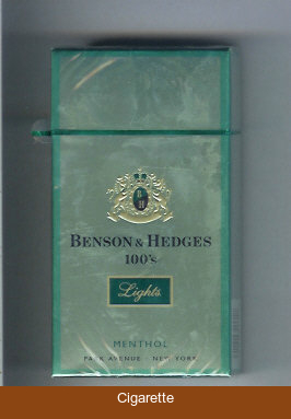 Benson Hedges Menthol Lights 100s cigarettes