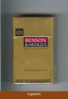 Benson Hedges Rich Gold cigarette Kazakhstan