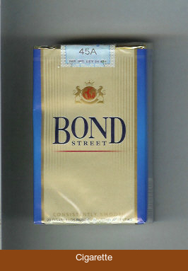 Bond Street cigarettes Consistently Smooth Argentina