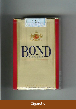 Bond Street cigarettes Extra Flavor Argentina