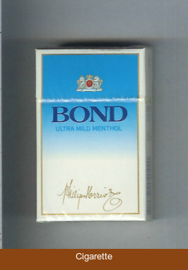 Bond Ultra Mild Menthol cigarettes Sweden