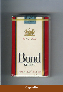Bond Street cigarettes king size American Blend USA