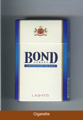 Bond Street cigarettes American Blend Lights Russia USA