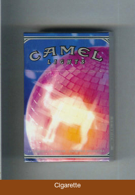 Camel Night Collectors Disco Music Lights cigarettes hard box