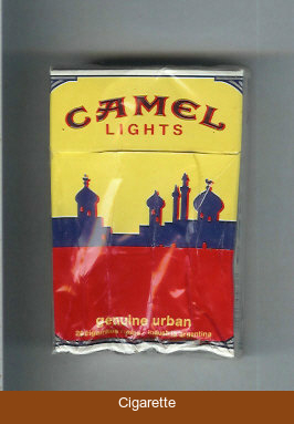 Camel Genuine Urban Lights cigarettes hard box