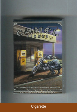 Camel Road Lights cigarettes hard box