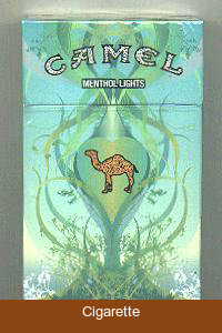 Camel Menthol Lights Art Issue cigarettes hard box