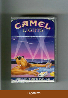 Camel Collectors Packs 6 Lights cigarettes hard box