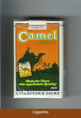 Camel Collectors Packs 1918 Lights cigarettes soft box