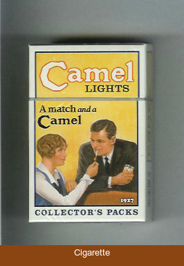 Camel Collectors Packs 1927 Lights cigarettes hard box
