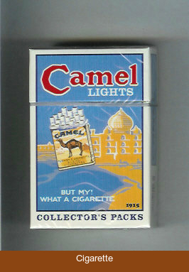 Camel Collectors Packs 1915 Lights cigarettes hard box
