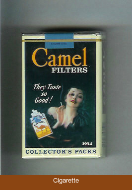 Camel Collectors Packs 1934 Filters cigarettes soft box