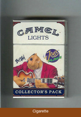 Camel Collectors Pack Joes Place Bustah Lights cigarettes hard box