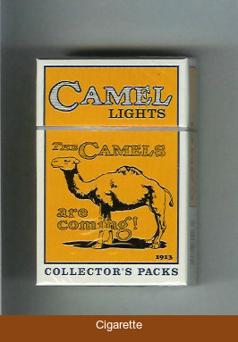 Camel Collectors Packs 1913 Lights cigarettes hard box