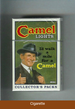 Camel Collectors Packs 1921 Lights cigarettes hard box