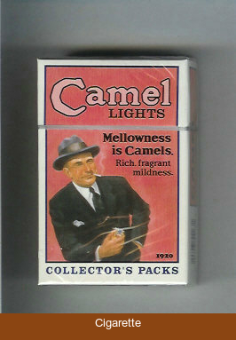 Camel Collectors Packs 1920 Ligts cigarettes hard box