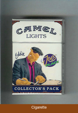 Camel Collectors Pack Joes Place Eddie Lights cigarettes hard box