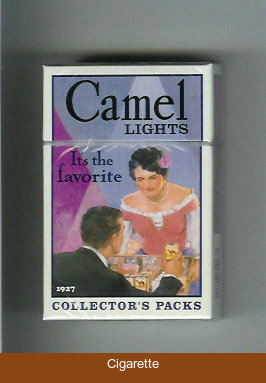 Camel collection version Collectors Packs 1927 Lights cigarettes hard box