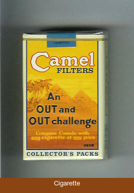 Camel Collectors Packs 1918 Filters cigarettes soft box
