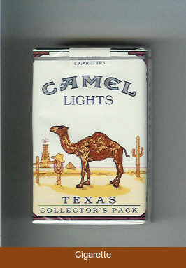 Camel Collectors Pack Texas Lights cigarettes soft box