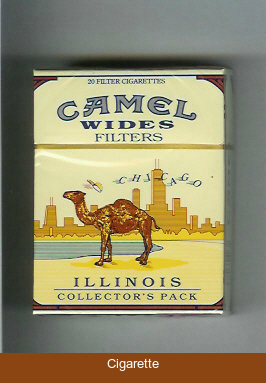 Camel Collectors Pack Illinois Wides Filters cigarettes hard box