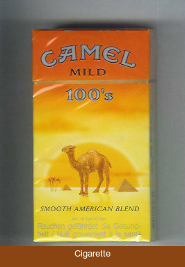Camel with sun Smooth American Blend Mild 100s cigarettes long size hard box