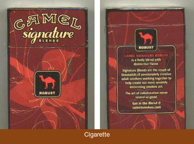 Camel Signature Blends Robust cigarettes hard box