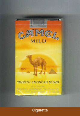 Camel with sun Smooth American Blend Mild cigarettes soft box