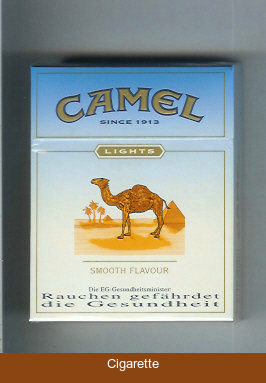 Camel Lights Smooth Flavour cigarettes hard box