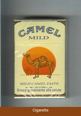 Camel with red sun Mild cigarettes king size hard box