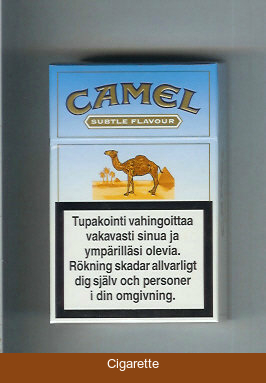 Camel Subtle Flavour Lights cigarettes hard box
