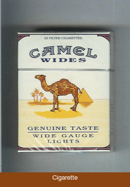 Camel Wides Lights Genuine Taste Wide Gauge cigarettes hard box