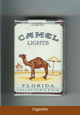 Camel Collectors Pack Florida Lights cigarette soft box