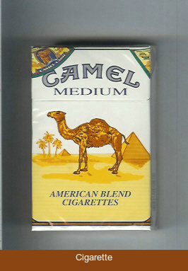 Camel Medium American Blend cigarettes hard box