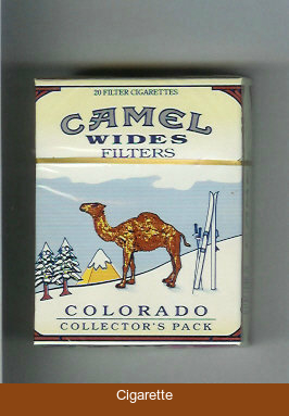 Camel Collectors Pack Colorado Wides Filters cigarettes hard box