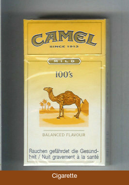 Camel Mild Balanced Flavour 100s cigarettes hard box