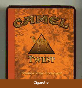 Camel Exotic Blends Twist cigarettes metal box