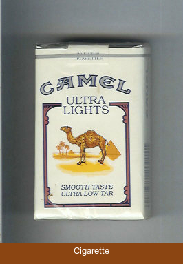 Camel Ultra Lights Smooth Taste Ultra Low Tar cigarettes soft box