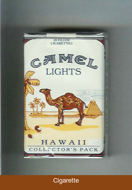 Camel Collectors Pack Hawaii Lights cigarettes soft box