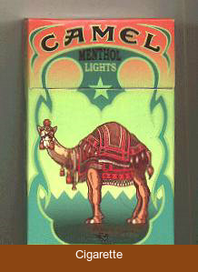 Camel Cigarettes Art Issue Menthol Lights hard box
