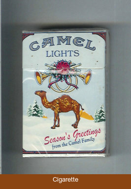 Camel collection version Seasons Greetings Lights cigarettes hard box