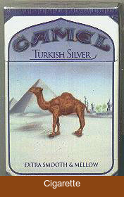 Camel Turkish Silver cigarettes hard box